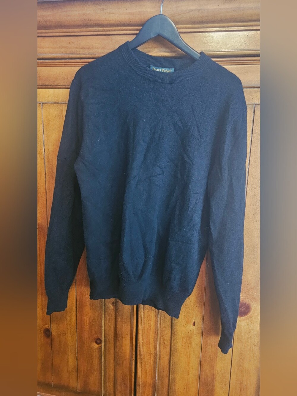 Daniel Bishop 100% Cashmere Sweater Mens Large 2-Ply Crewneck Knit